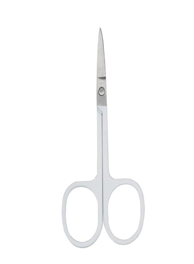 FOLELLO Grooming Scissor for Men and Women (White, Pink) - Stainless Steel Mustache Scissors for Men, Eyebrow, Nose Hair Scissor for Men - Image 3